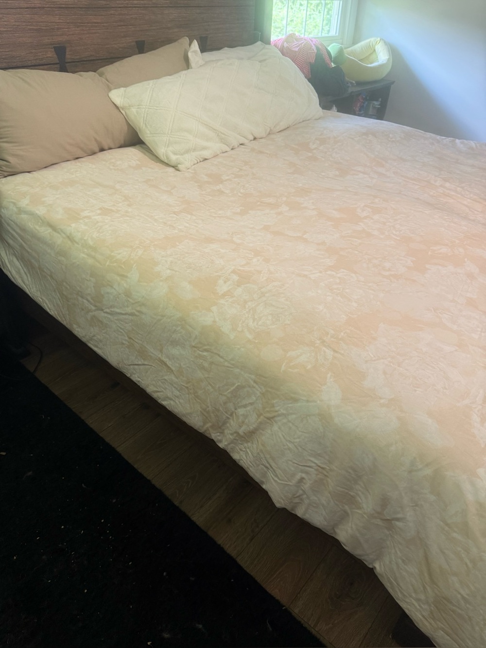 Pottery Barn & Monique Lhuillier Garden Rose Sateen Duvet & Cover- King